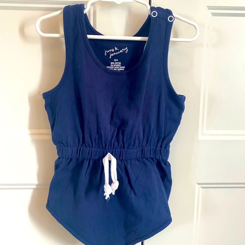 Navy June & January romper